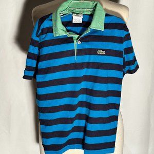Striped Boys Lacoste Polo Size 10